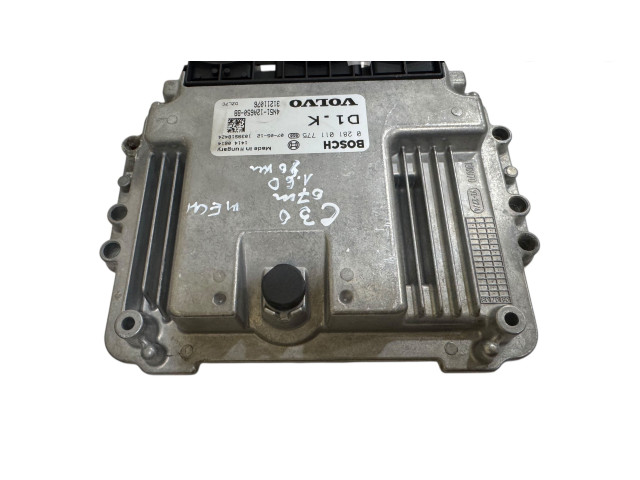 Блок управления двигателя 4N5112A650BB, 0281011775   Volvo C30