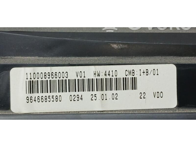 Панель приборов 9646685580, 110008966003 Citroen Xsara Picasso