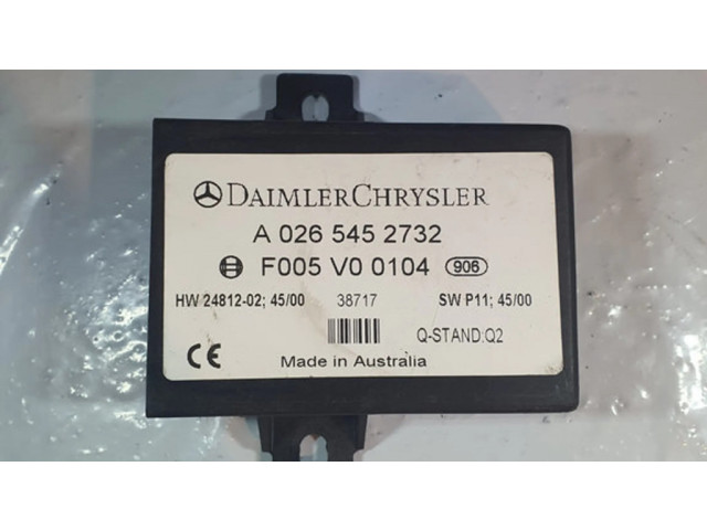 Блок управления A0265452732 Mercedes-Benz SL R230