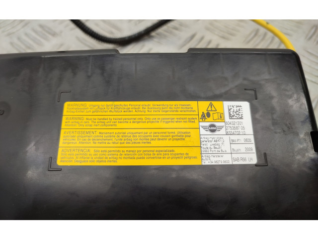 Надувная подушка для сиденья 2753587, 8334702 Mini One - Cooper Coupe R56