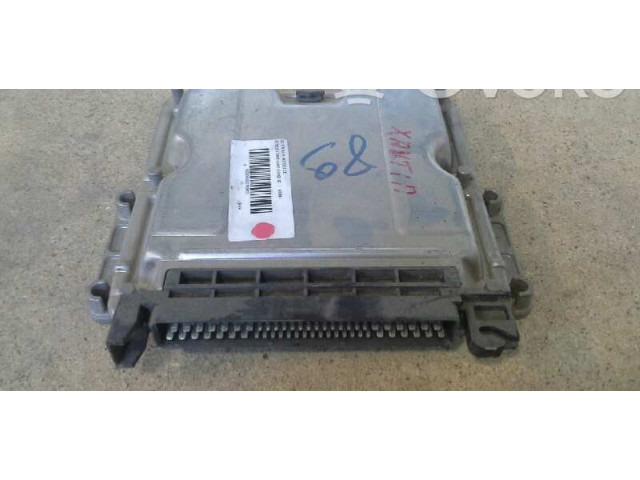 Блок управления двигателя 0281010165, 9637089580 Citroen Xantia