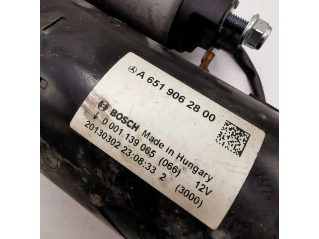 Стартер A6519062800, 20130302 Mercedes-Benz GLK (X204)