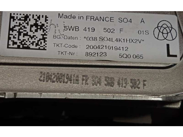    Рулевая рейка 5WB419502F   Skoda Octavia Mk4 2019 -  года