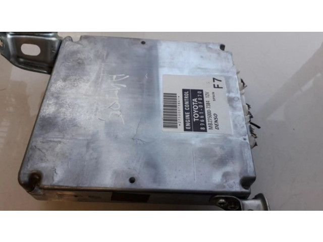 Блок управления двигателя 896610F070, 89661-0F070 MB275000-738 Toyota Corolla Verso AR10