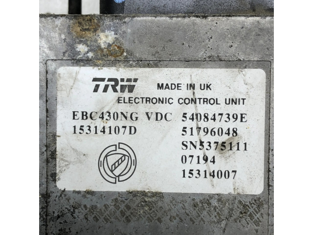 Jednotka ABS EBC430NG, 15314107D Fiat Croma 2007