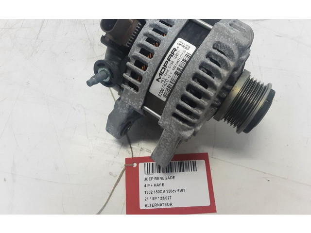 Генератор 52067420, 52067420 Jeep Renegade