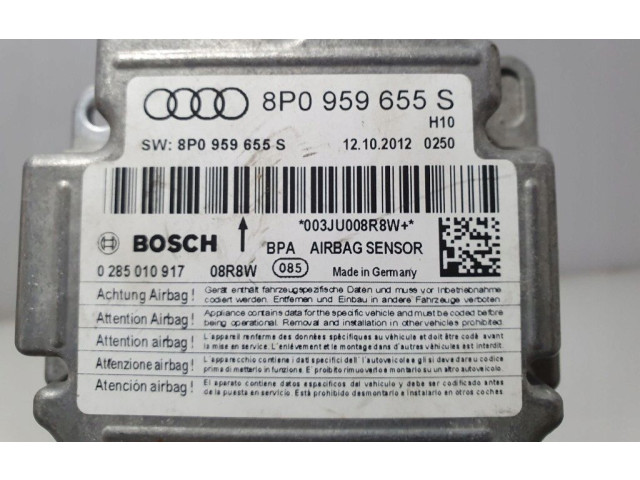 Блок подушек безопасности 8P0959655S Audi A3 S3 8P