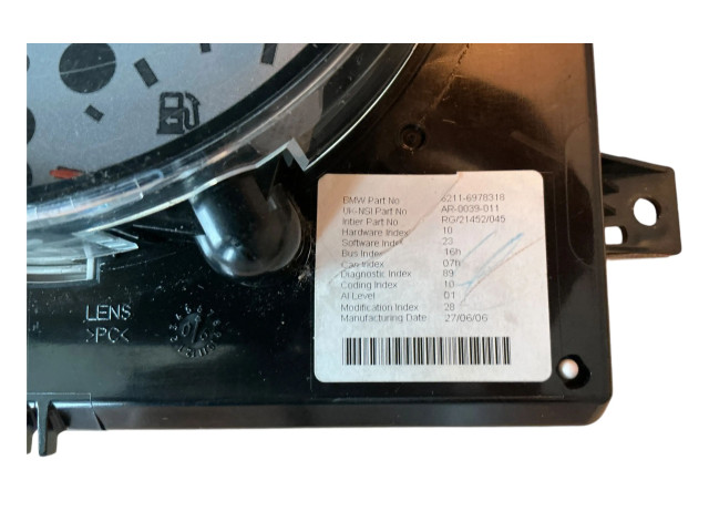 Панель приборов 67379411, 62116978318   Mini One - Cooper Coupe R56       