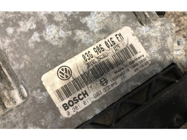 Блок управления двигателем Блок управления 03G906016FM Volkswagen Jetta V