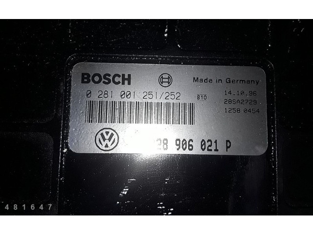 Řídící jednotka 0281001251   Seat Alhambra (Mk1) 1999