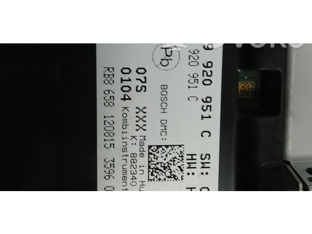 Přístrojová deska Audi A6 S6 C7 4G 2015 4G9920951C, 4G9920950M