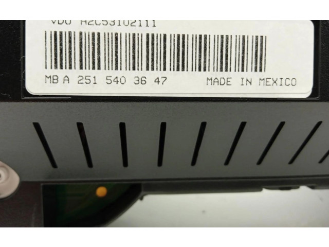 Панель приборов A2515403647 Mercedes-Benz ML W164