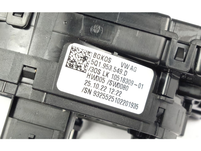 Подушка безопасности водителя 5Q1953549D Volkswagen Caddy