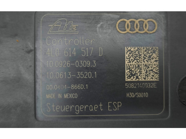 Jednotka ABS 4L0614517D, 10021200744 Audi Q7 4L 2008