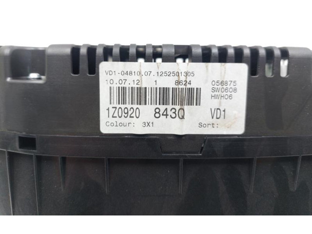 Панель приборов 1Z0920843Q Skoda Octavia Mk2 (1Z)