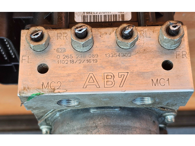 Блок АБС 13354302, 5682L22701L1 Opel Meriva B 2010 - 2016 года