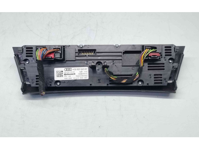 Блок управления климат-контролем 4G0820043AK   Audi A7 S7 4G