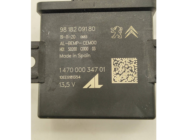 Блок управления 9818209180, 147000034701   Peugeot 508 II