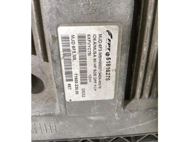 Řídící jednotka 51854480 Lancia Musa 2007