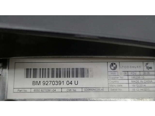 Дисплей 9270391 BMW 1 F20 F21