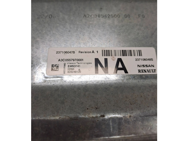 Комплект блоков управления 237106047S, A3C0557970001 Dacia Sandero