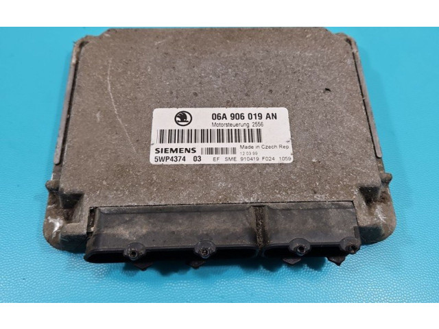 Блок управления двигателем Блок управления 06A906019AN, IMPRK1413518 Skoda Octavia Mk1 (1U)