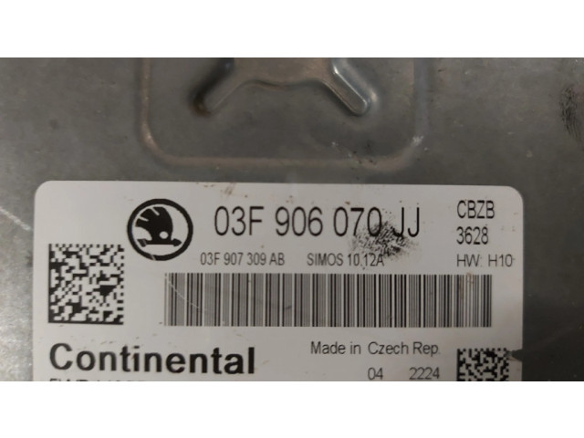 Блок управления двигателя 03F906070JJ Skoda Yeti (5L)