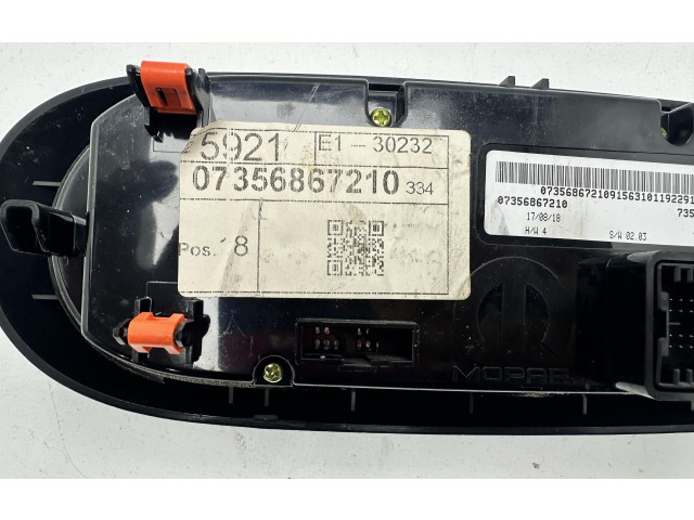 Блок управления климат-контролем 07356867210334, 07356867210334   Fiat 500X