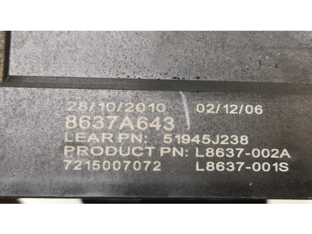 Блок предохранителей 8637A643, 51945J238 Mitsubishi ASX