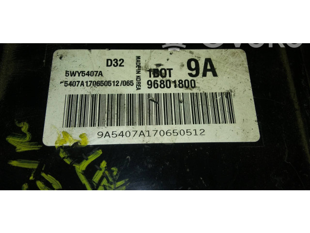 Блок управления двигателя 5WY5407A, 96801800   Chevrolet Matiz