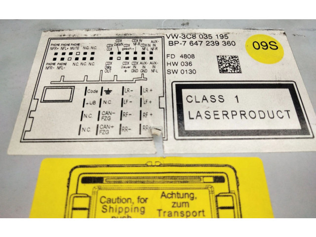 Дисплей    3C8035195   Volkswagen Passat Alltrack