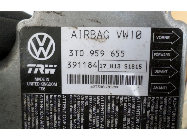 Блок управления двигателя 3T0959655   Skoda Superb B6 (3T)