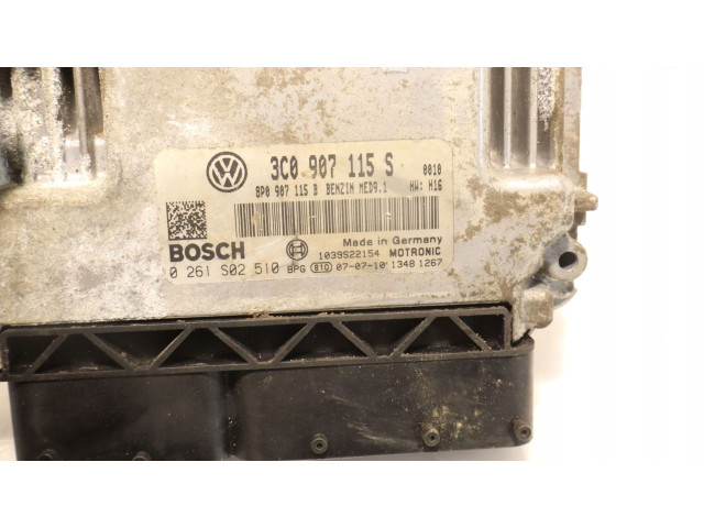 Блок управления двигателем Блок управления 0261S02510   Volkswagen PASSAT B6