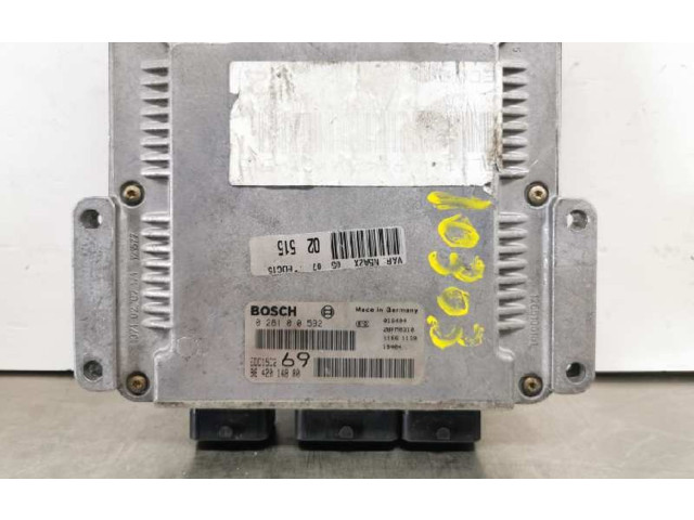 Блок управления двигателя 9642014880, 0281010592   Peugeot 306