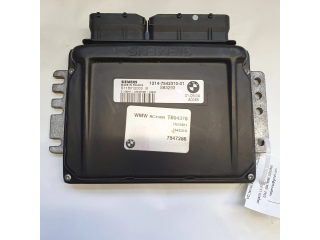 Řídící jednotka S118012003B, 7547286 Mini One - Cooper R50 - 53 2004