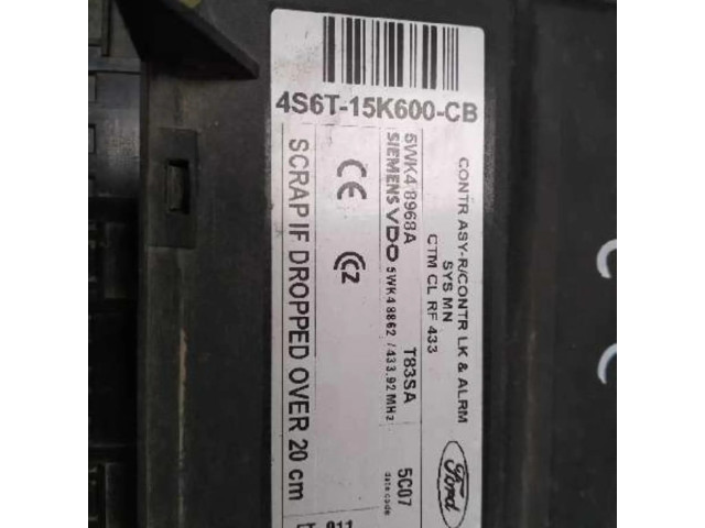 Řídící jednotka 5WK48968A, MODULOELECTRONICO Ford Fiesta