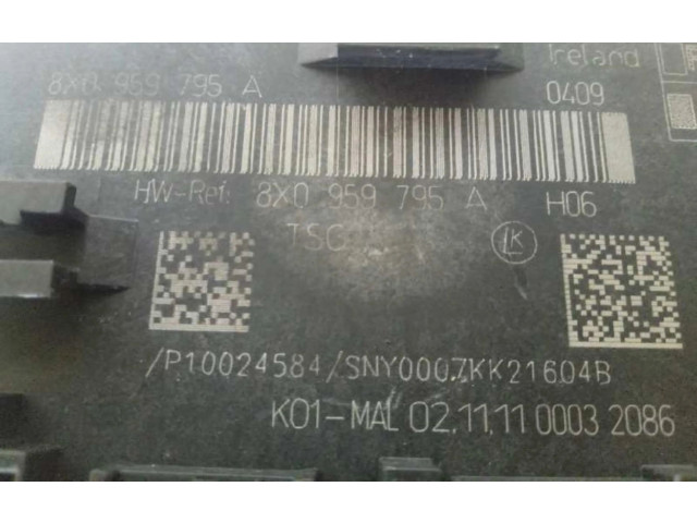 Блок управления двигателя 8X0959795A Audi Q3 8U