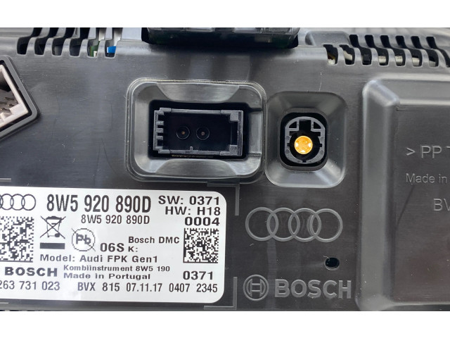 Панель приборов 8W5920890D, 0263731023 Audi Q5 SQ5