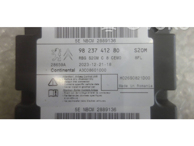 Блок подушек безопасности 9823741280, A3C08601000   Peugeot Partner III