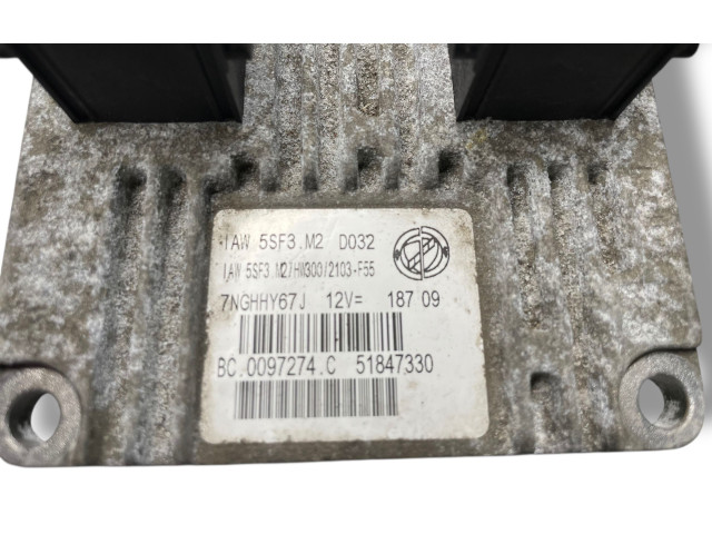 Комплект блоков управления 51847330, 7NGHHY67J   Fiat Punto (199)