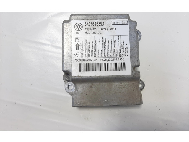 Блок подушек безопасности 5K0959655D Skoda Yeti (5L)