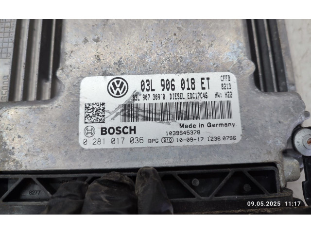Řídící jednotka 03L906018ET   Volkswagen Tiguan 2011