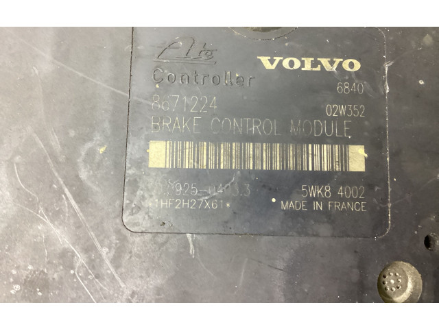 Блок АБС 1092504033, 8671224   Volvo  V70  2000 - 2004 года