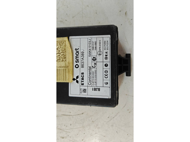 Блок управления двигателем Блок управления 8637a389 Mitsubishi Colt