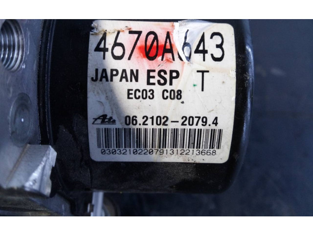 Блок АБС 4670A643, P3-B8-22-2 Peugeot 4008 - года