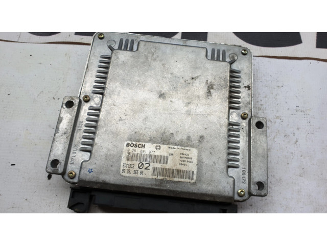 Řídící jednotka 0281001977, 9635156580 Peugeot 406 2002