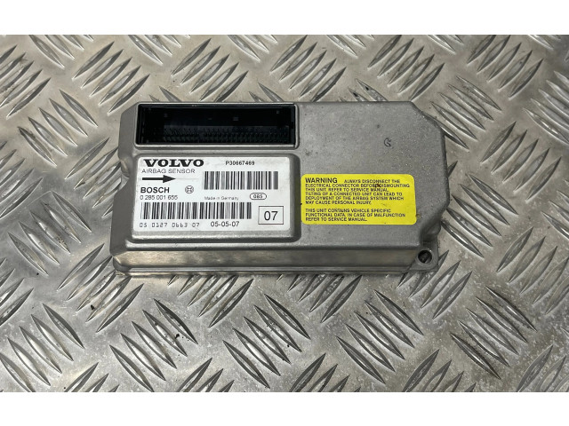 Блок управления надувных подушек 0285001655    Volvo S80