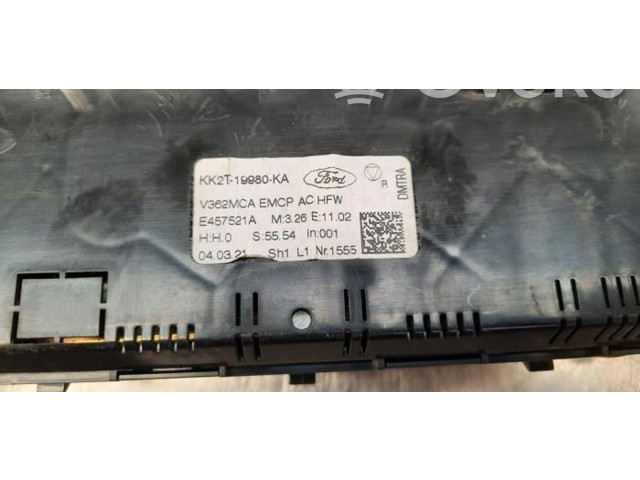 Блок управления климат-контролем KK2T19980KA Ford Transit Custom