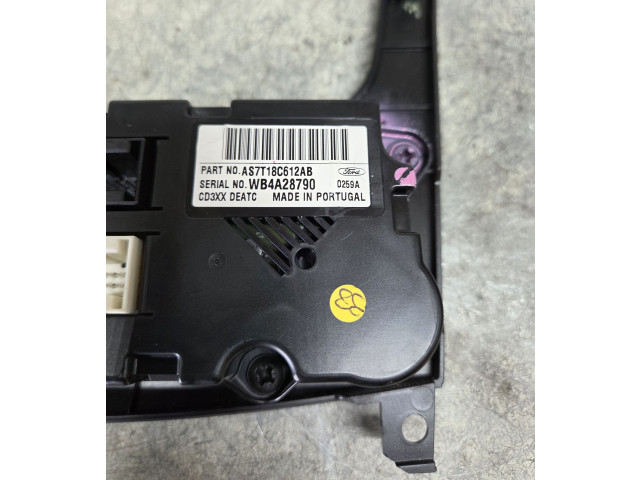 Блок управления климат-контролем AS7T18C612AB, WB4A28790 Ford S-MAX