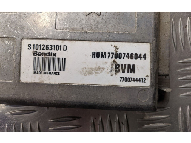 Блок управления двигателя HOM7700746044, S101263101D Renault 19